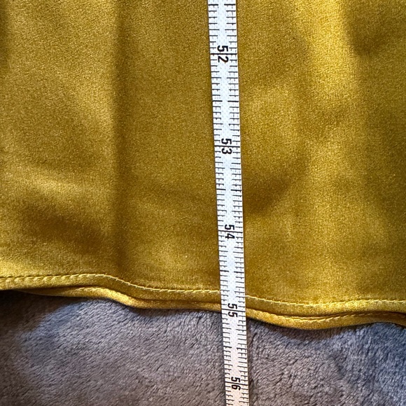 NWT DÔEN Odelina Dress Oakmoss Silk Satin Lace Trim Maxi Slip Dress XL - Picture 7 of 10